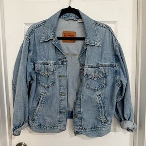 Levi’s Light Blue Jean Denim Trucker Jacket Xsmall Pre Owned
